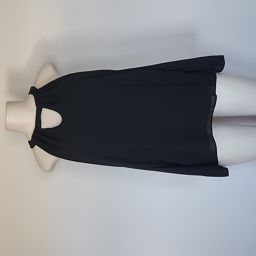 Landa by Dora Landa black cold shoulder blouse-S